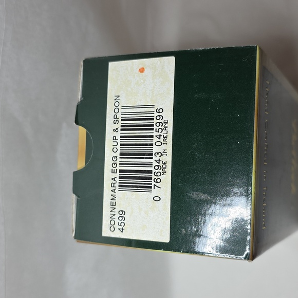 Belleek Connemara Egg Cup And Spoon - Picture 8 of 8